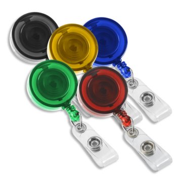 Round Translucent Color Badge Reel Variety Pack