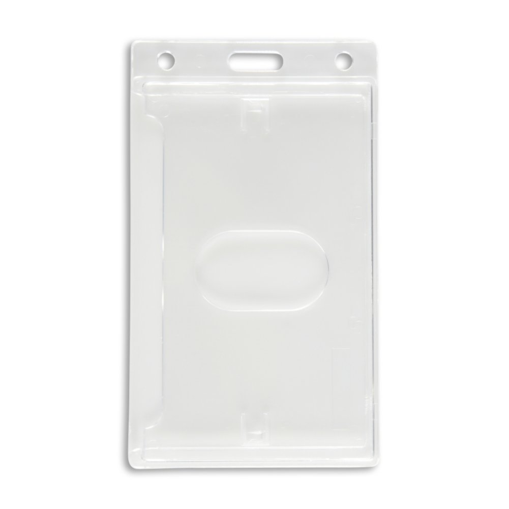 Vertical Hard Plastic Badge Holder IDville