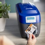 ID Maker Edge 1-Sided Card Printer with Magnetic Stripe Encoder