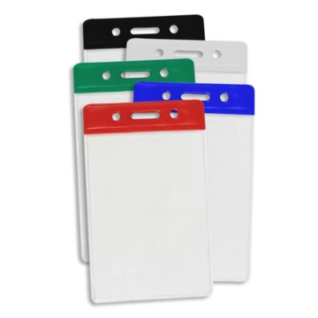 Vertical ID Color Bar Badge Holder Variety Pack