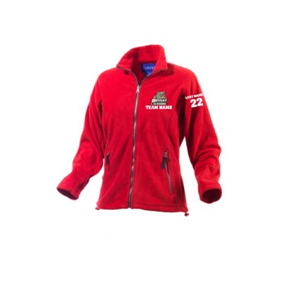 Women's Turfer Women's Katahdin Tek Fleece Jacket in Maroon