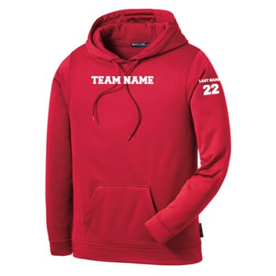Men's Sport Tek Fleece Hooded Pullover in Navy