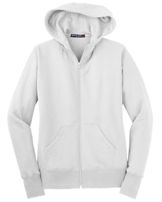 Sport Tek Ladies Full-Zip Hooded Fleece Jacket
