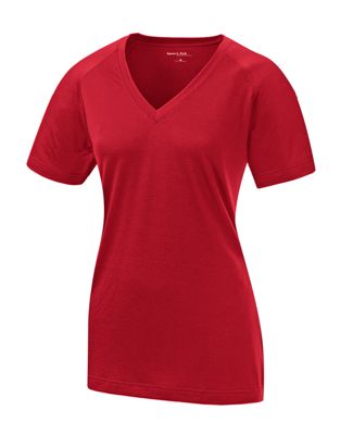 Sport Tek Ladies Ultimate Performance V-Neck