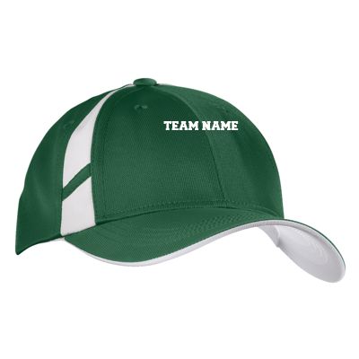 Men's Sport Tek Dry Zone; Mesh Inset Cap in White/True Navy