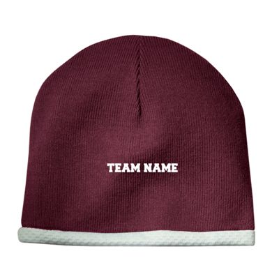 Men's Sport Tek Performance Knit Cap in Maroon
