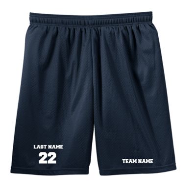 Men's Sport Tek Mesh Short in Maroon
