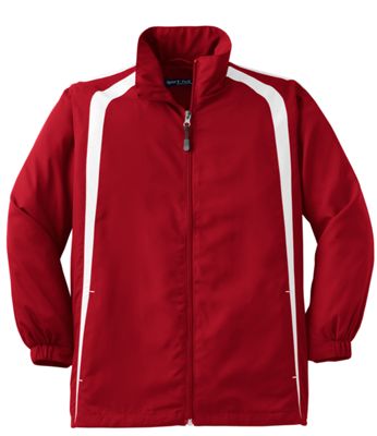 Sport Tek Youth Colorblock Raglan Jacket