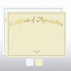 View larger image of Foil Certificate Paper - Certificate of Appreciation