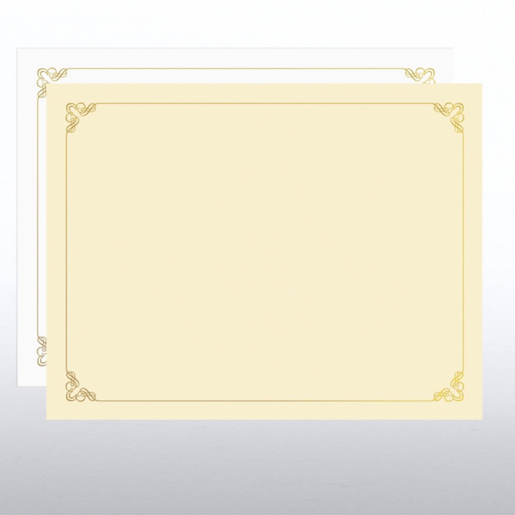 Foil Certificate Paper - Ornament