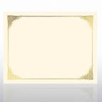 View larger image of Foil Certificate Paper - Ornate - Cream