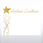 View larger image of Foil-Stamped Certificate Paper - Academic Excellence Star