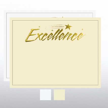 Foil Certificate Paper - Excellence Star