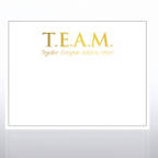 View larger image of Foil Certificate Paper - TEAM - White