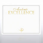 View larger image of Foil Certificate Paper - Academic Excellence - White