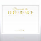 View larger image of Foil-Stamped Certificate Paper - You Make the Difference