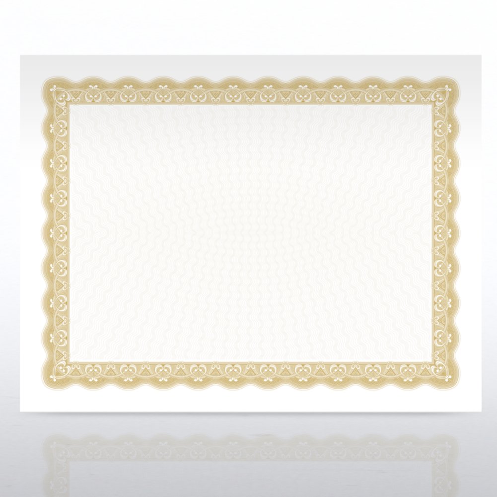 Official Certificate Paper