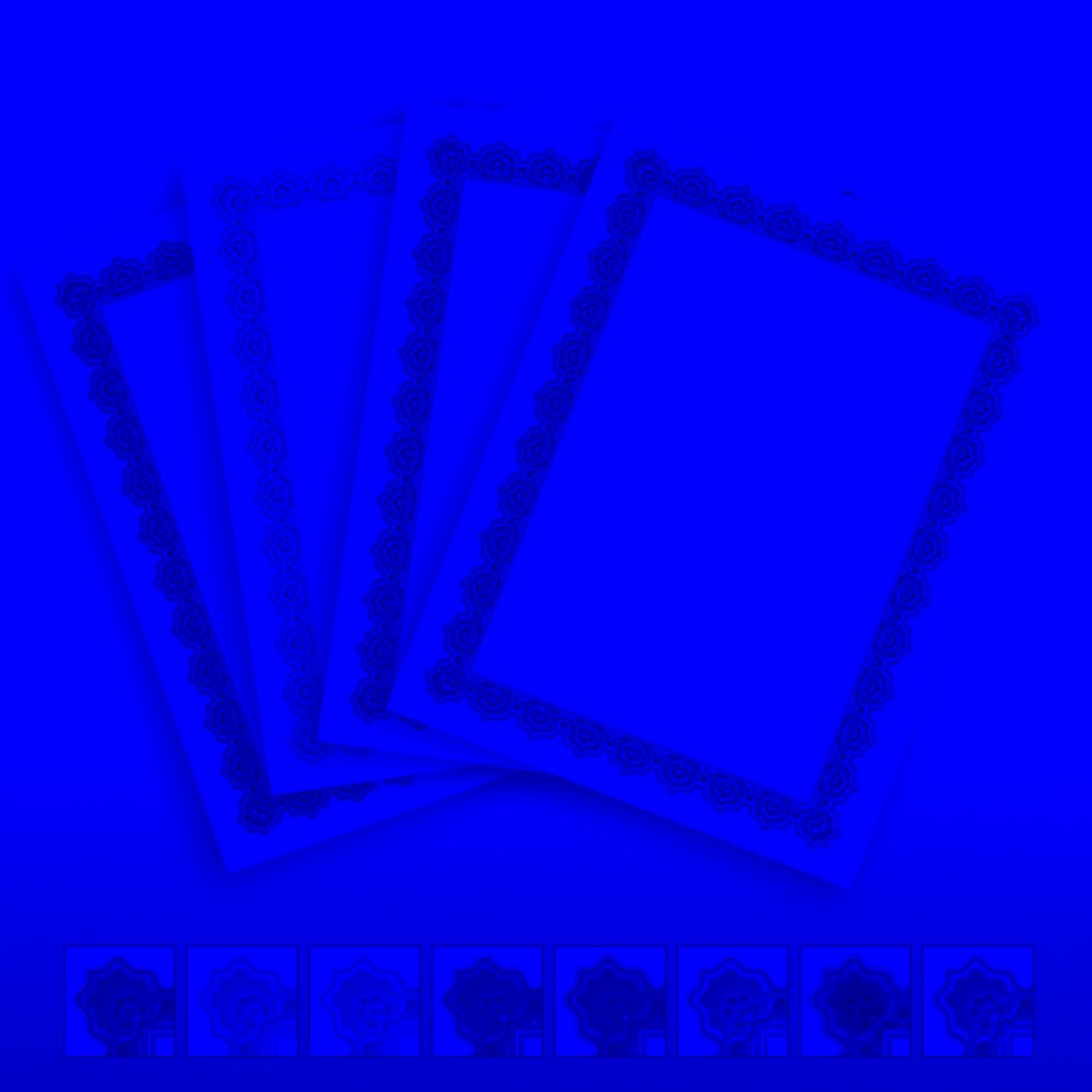 Scallop Certificate Paper Baudville