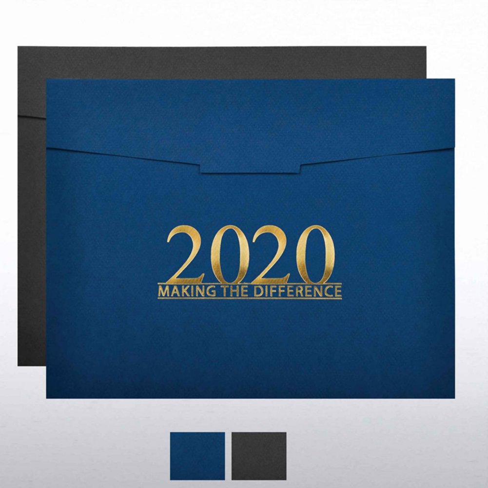 Foil-Stamped Certificate Folder - MAD - 2020