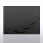 View larger image of Certificate Folder - Embossed Laurel Flap - Black