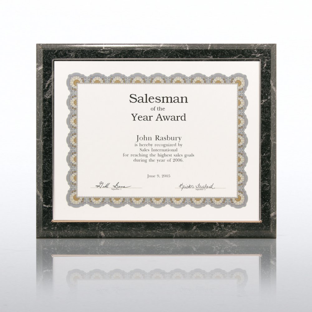 View larger image of Heavy Weight Display Plaque - Simulated Marble