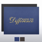 View larger image of Foil Certificate Cover - Making the Difference