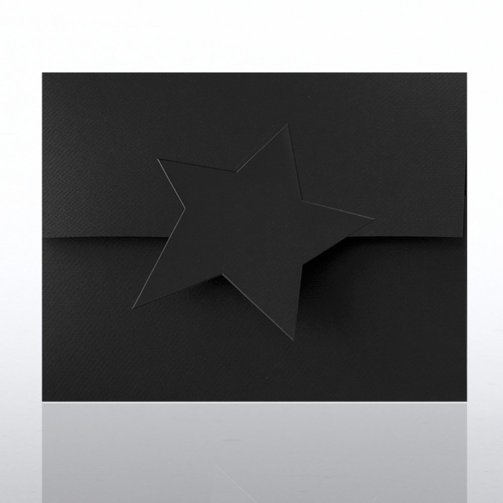 Embossed Star Certificate Folder