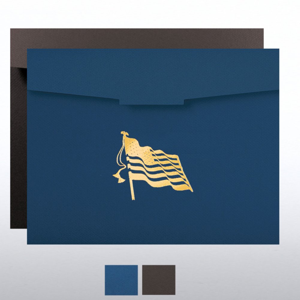 View larger image of Flag Foil Certificate Folder