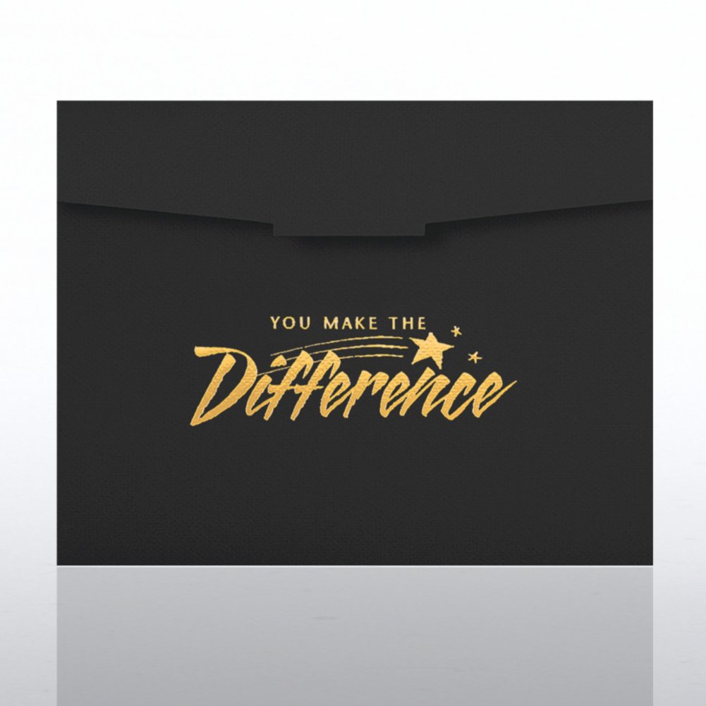 You Make the Difference Certificate Folder