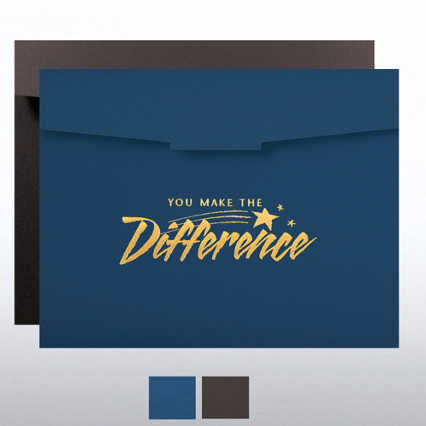 You Make the Difference Certificate Folder