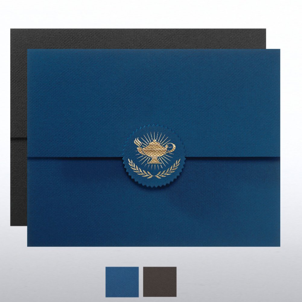 View larger image of Lamp Serrated Flap Foil Certificate Folder
