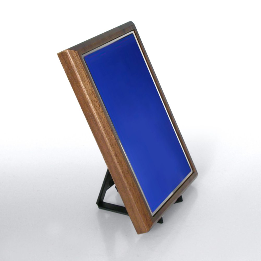 Character Award Plaque - Half-Size - Blue w/ Silver
