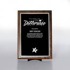 View larger image of Prestigious Award Plaque - Half-Size - Black w/ Silver