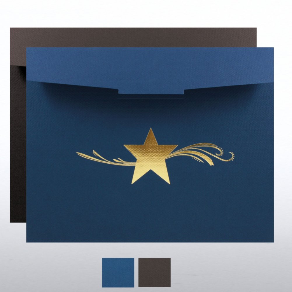 Star Dream Foil Certificate Folder