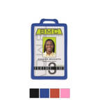 View larger image of Vertical Silicone Badge Holder