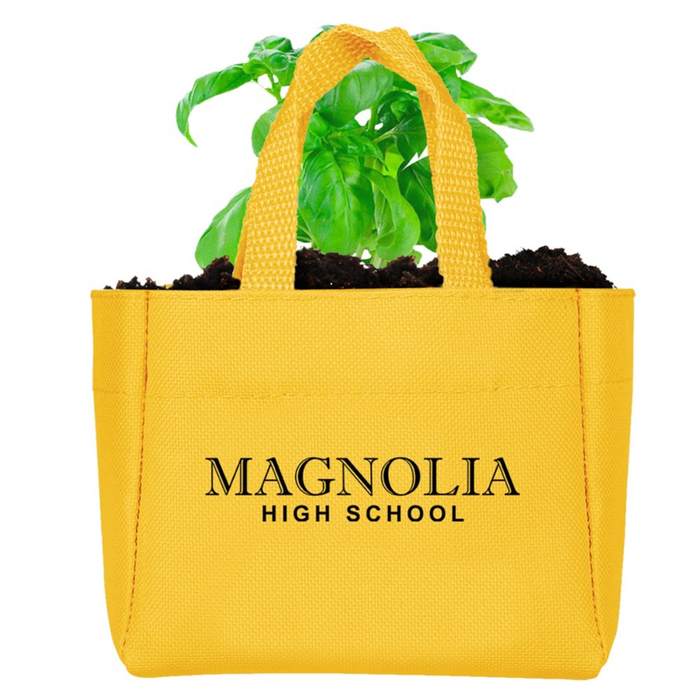 View larger image of Add Your Logo:  Sprout It Out Tote Plant Set