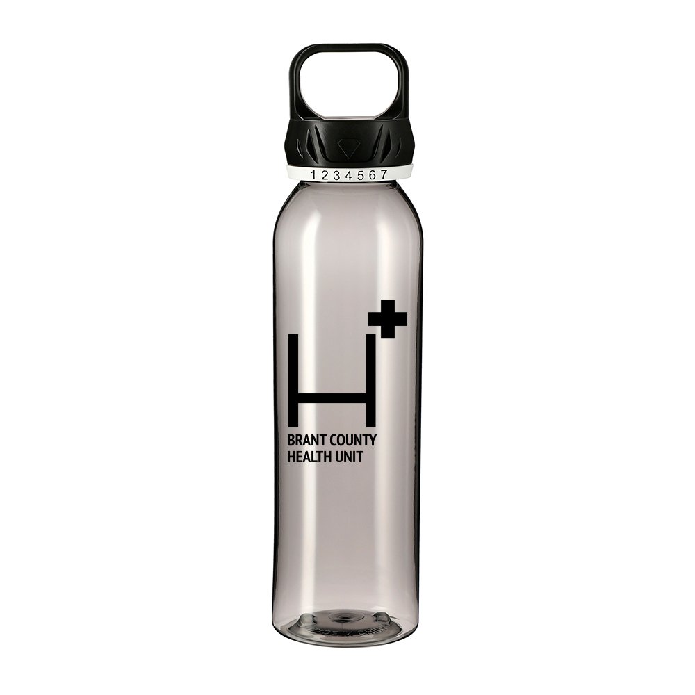 View larger image of Add Your Logo: Count On It 22 oz Sports Bottle