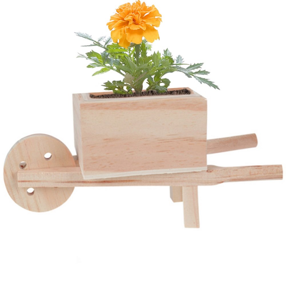 Add Your Logo Wooden Wheel Barrow Blossom Kit Baudville