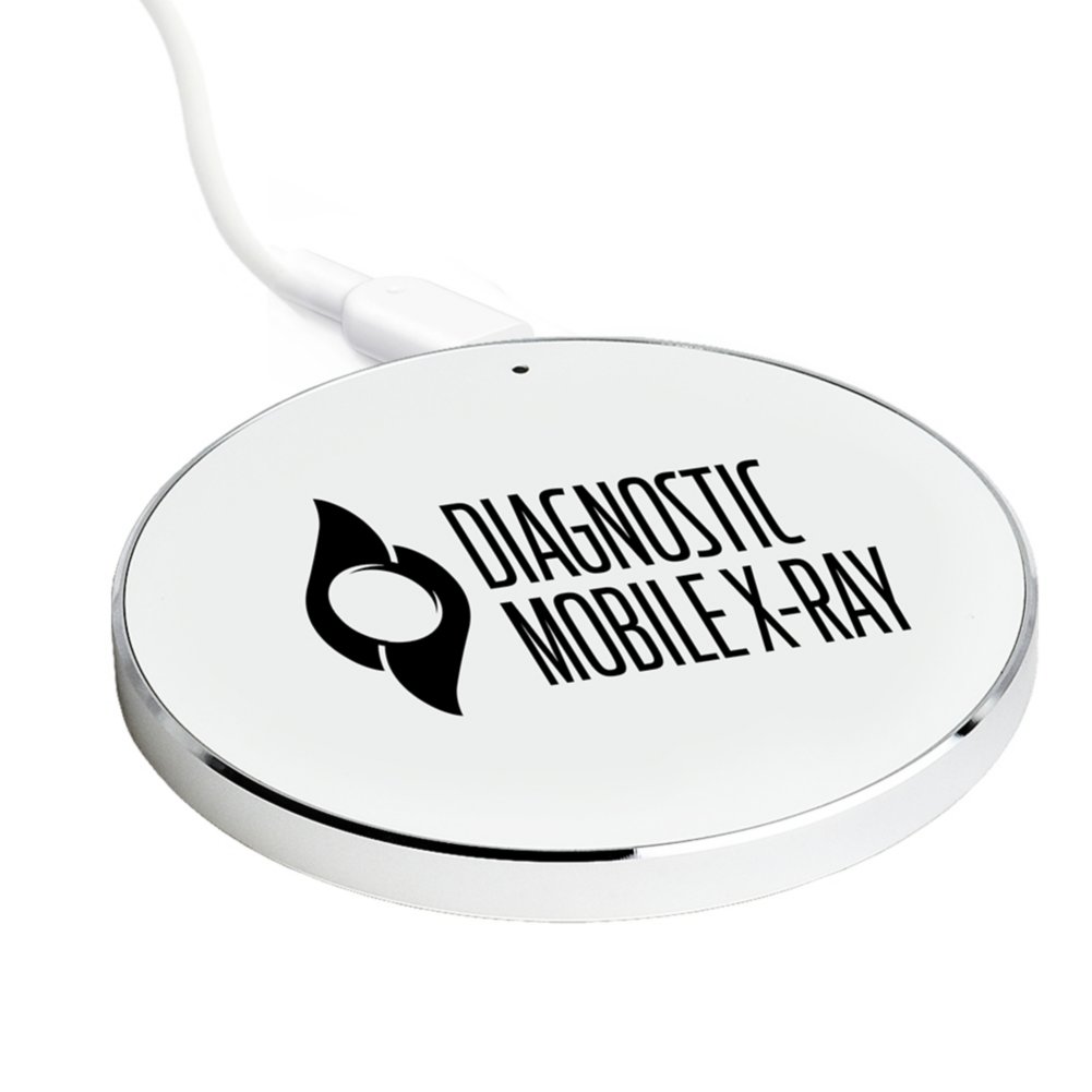 View larger image of Add Your Logo: Sleek Metallic Wireless Charger