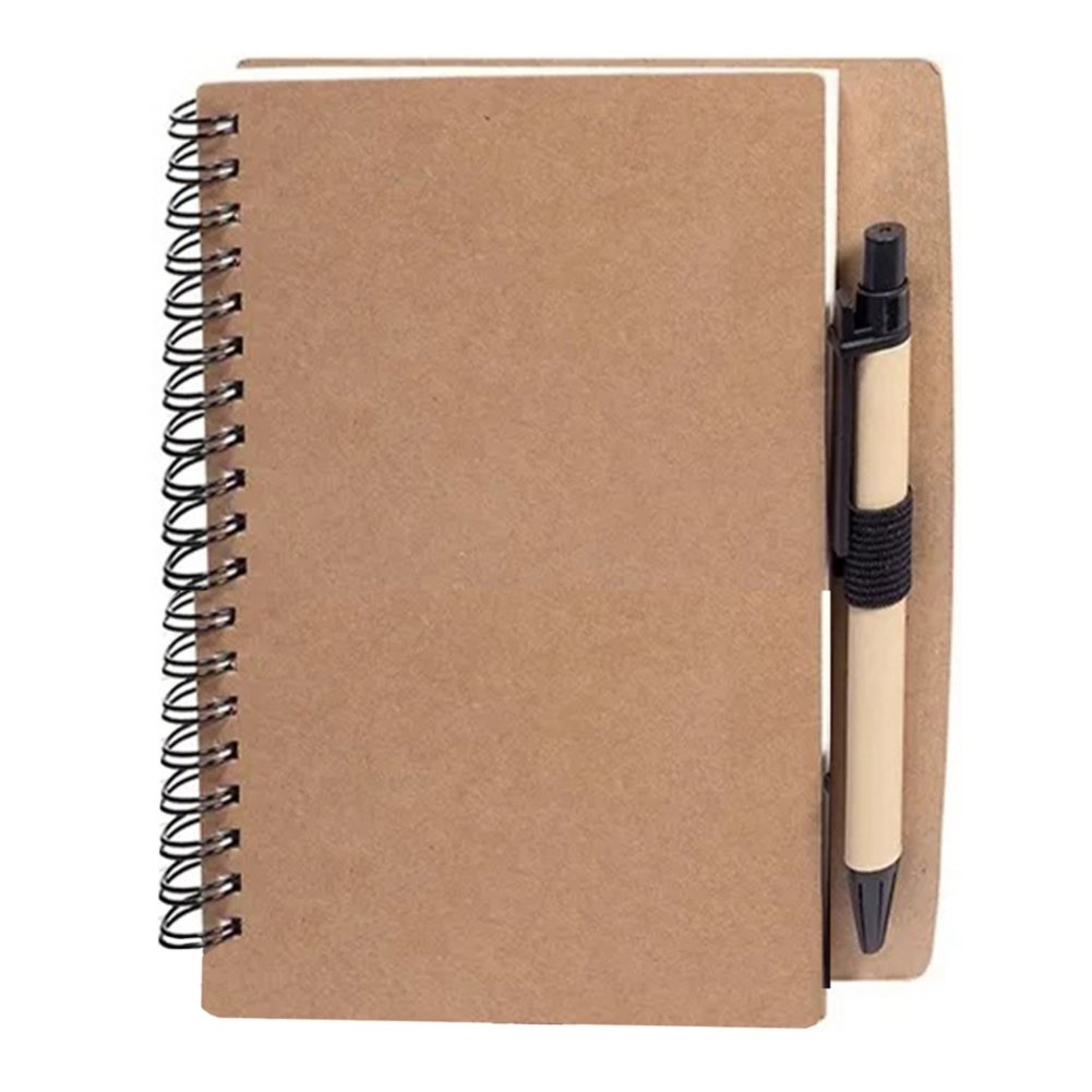 Add Your Logo: Eco Stone Mini Notebook and Pen