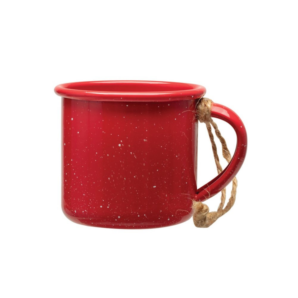 Add Your Logo: Mini Campfire Mug Ornament