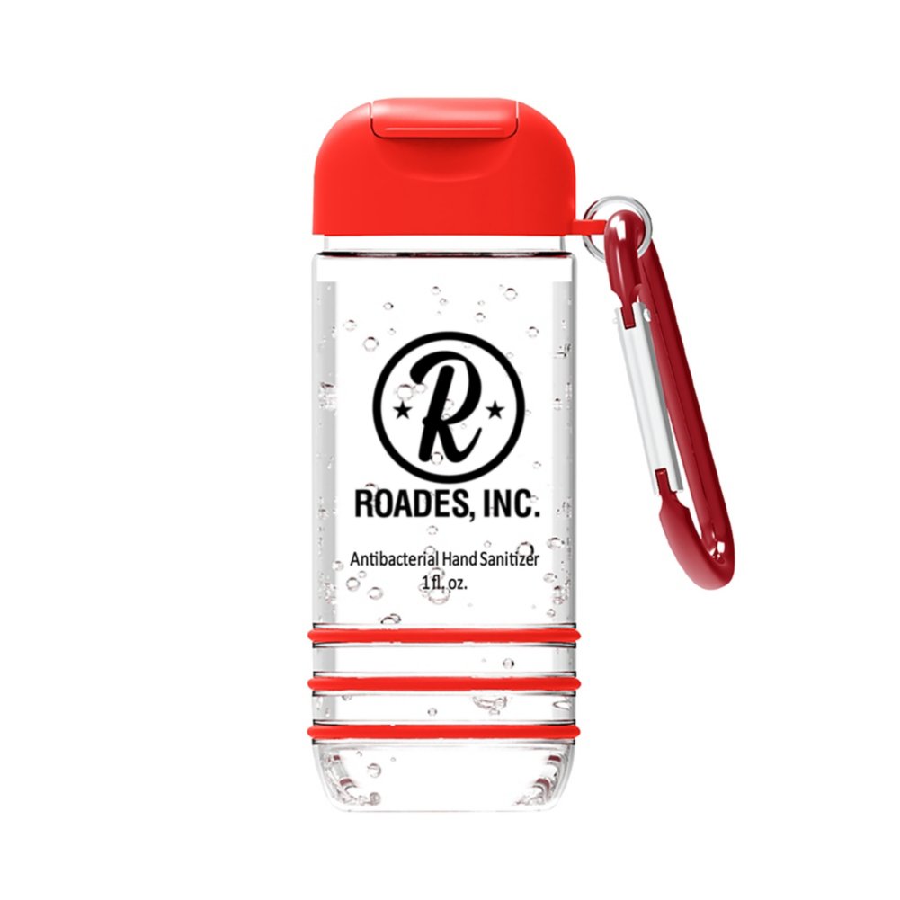 Add Your Logo: Hand Sanitizer with Carabiner