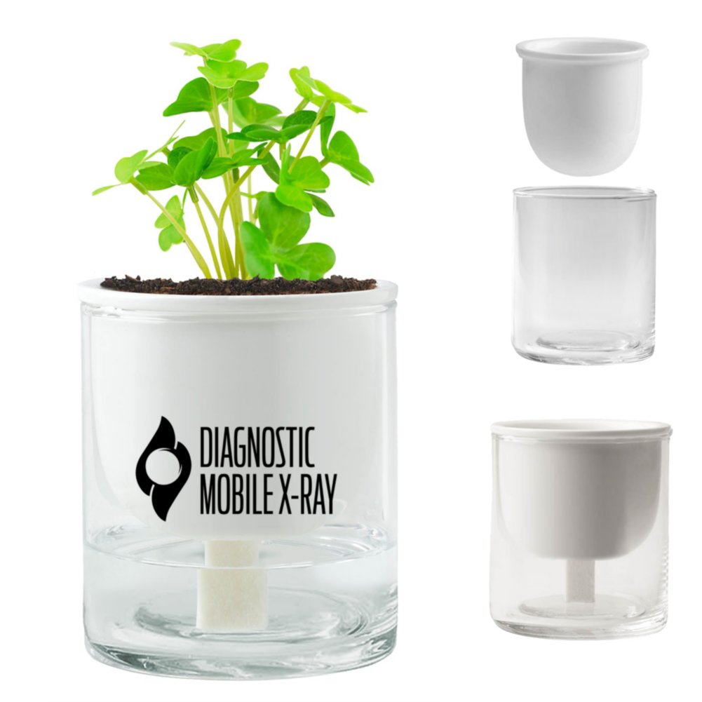 Add Your Logo: Self-Watering Planter