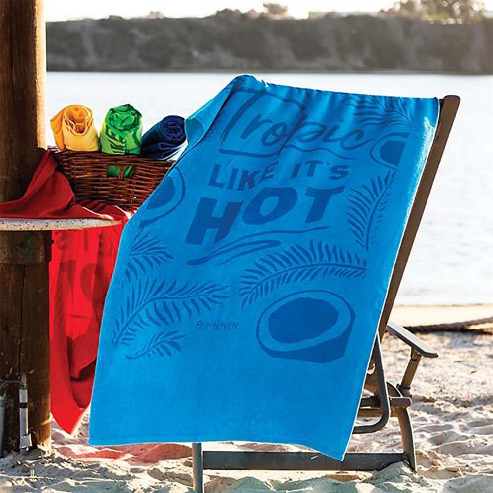 Add Your Logo: Luxe Velour Beach Towel
