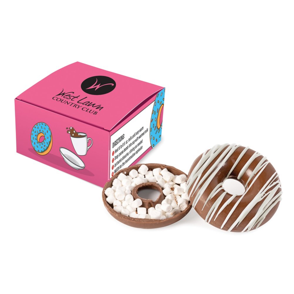 Add Your Logo: Dounut Chocolate Bomb