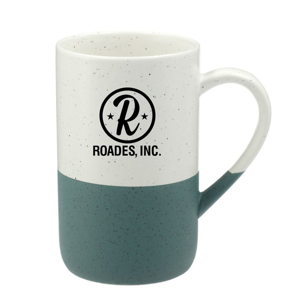 Add Your Logo: Two-Tone Tall Speckled Mug