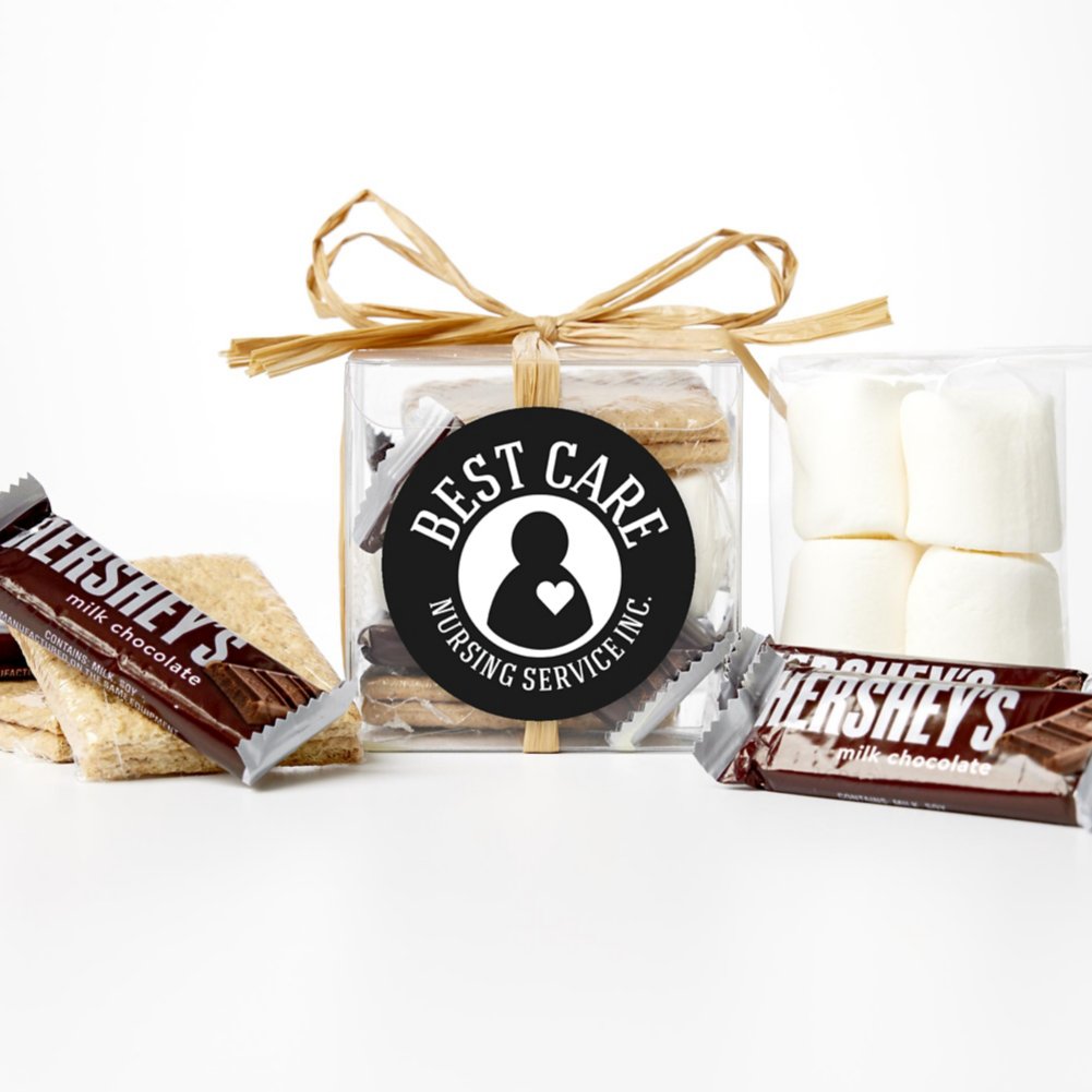 View larger image of Add Your Logo: S'mores Kit Gift Box