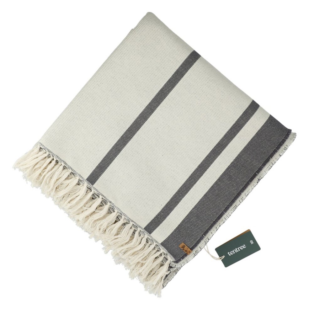 Add Your Logo: Tassled Cotton Throw Blanket