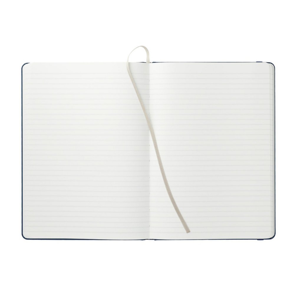 Add Your Logo: Soft Touch Stone Paper Notebook