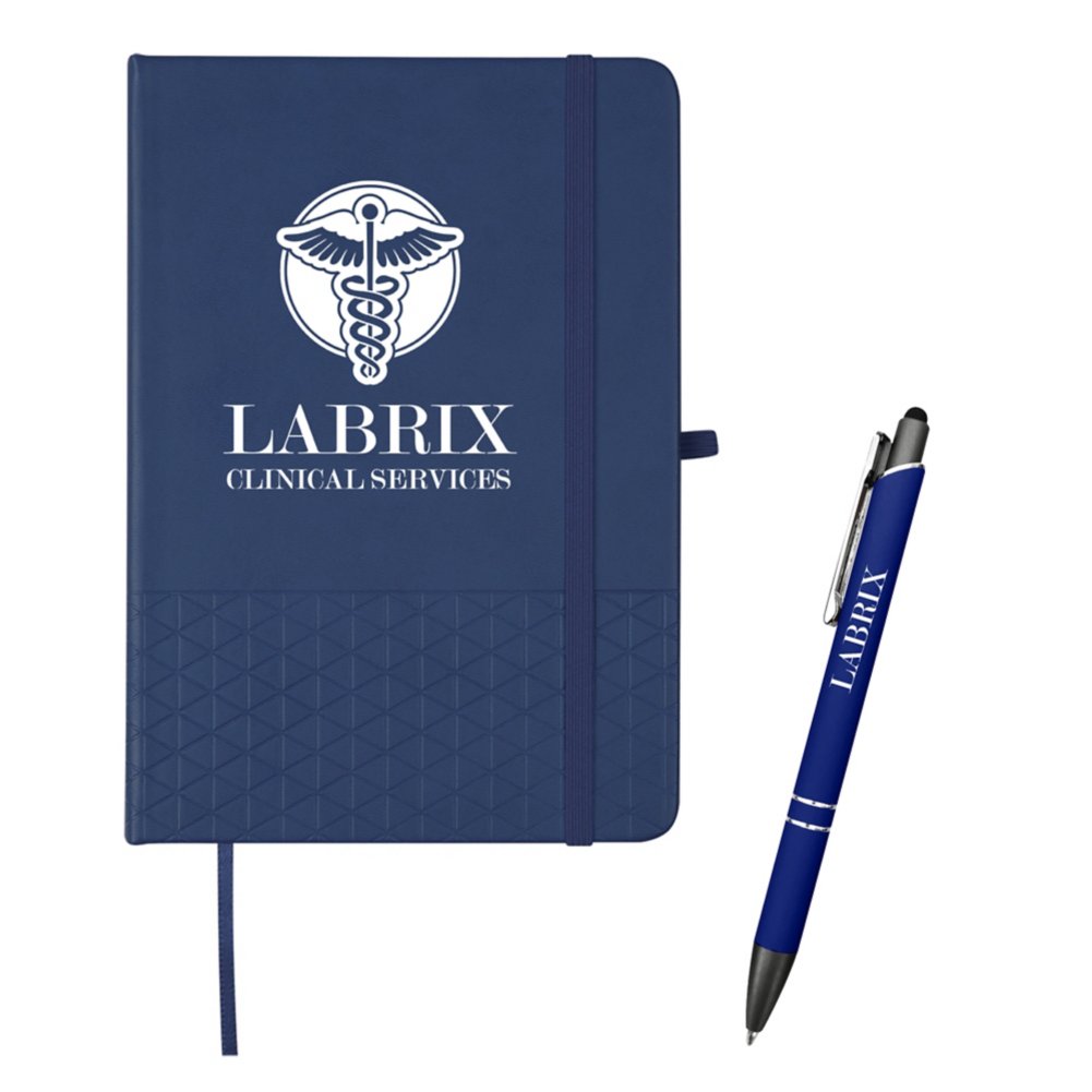 Add Your Logo: Executive Boxed Journal Set